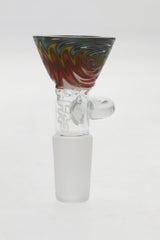 TAG Worked Reversal Glass Slide with Pinched Screen and Handle, Front View