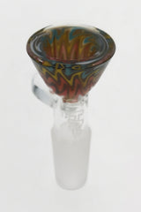 TAG - Decorated Reversal Bong Slide with Screen & Handle