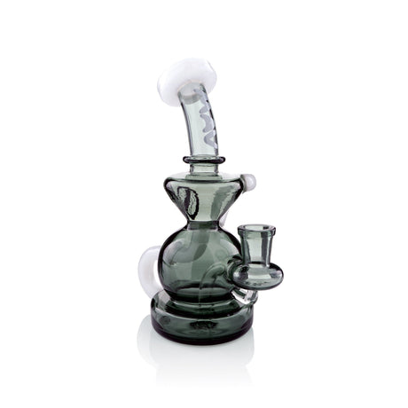 MAV Glass - Tahoe Bulb Recycler Dab Rig with Swirling Chamber - Front View