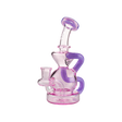 MAV Glass - Tahoe Bulb Recycler Dab Rig in Purple - Front View