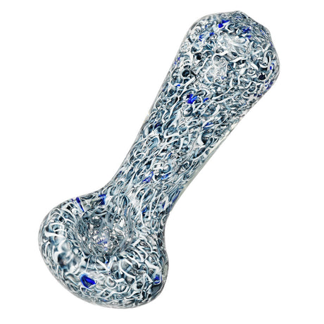 Tangled Roots Inside Out Glass Spoon Pipe with Intricate Design - 4" Compact Size