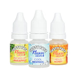 Tasty Puff Flavor Drops bundle with Pucked Up Pineapple, Cool Menthol, Hella Honey, front view