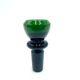 Lucky Goat Colored Rim Glass Bowl