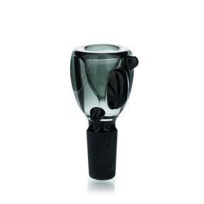 Lucky Goat Dino Glass Bowl, 14mm, front view on seamless white background