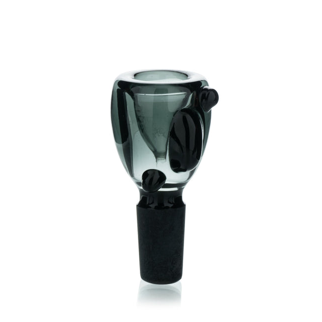 Lucky Goat Dino Glass Bowl, 14mm, front view on seamless white background