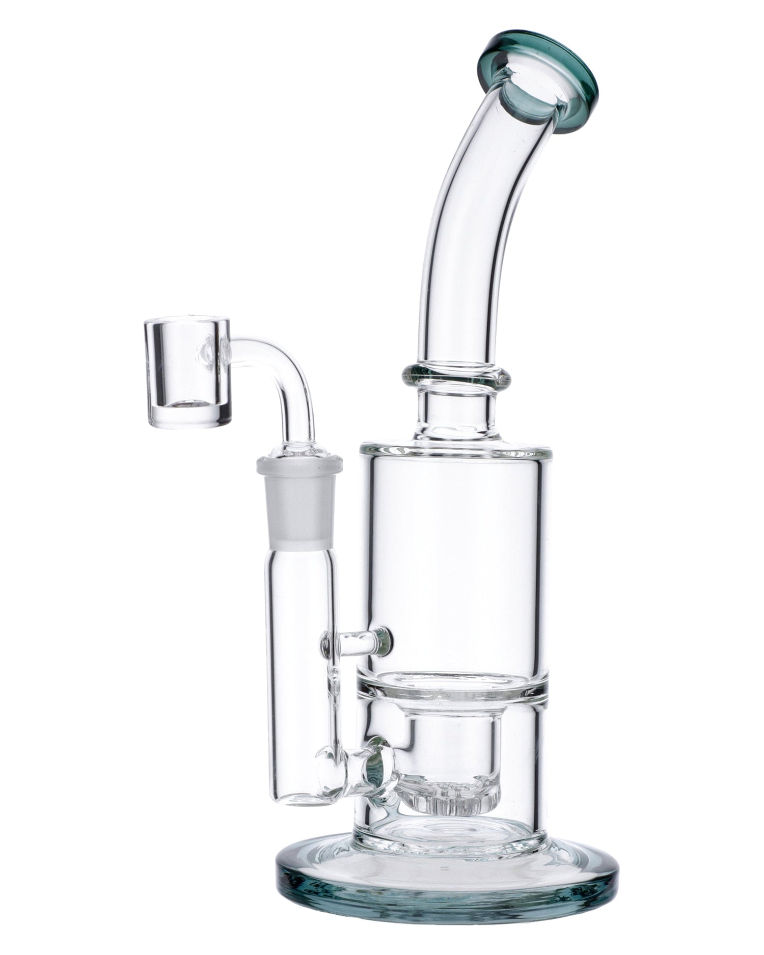 Teal Dual-Purpose Bubbler Rig - 8