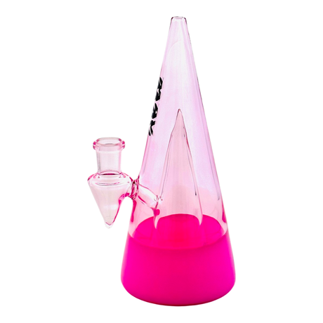 MAV Glass The Beacon 2.0 Bong - Pink Cone-Shaped Design with Clear Glass