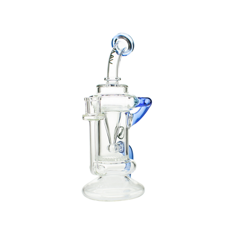MAV Glass - The Big Bear Recycler Dab Rig - Clear Glass with Bent Neck