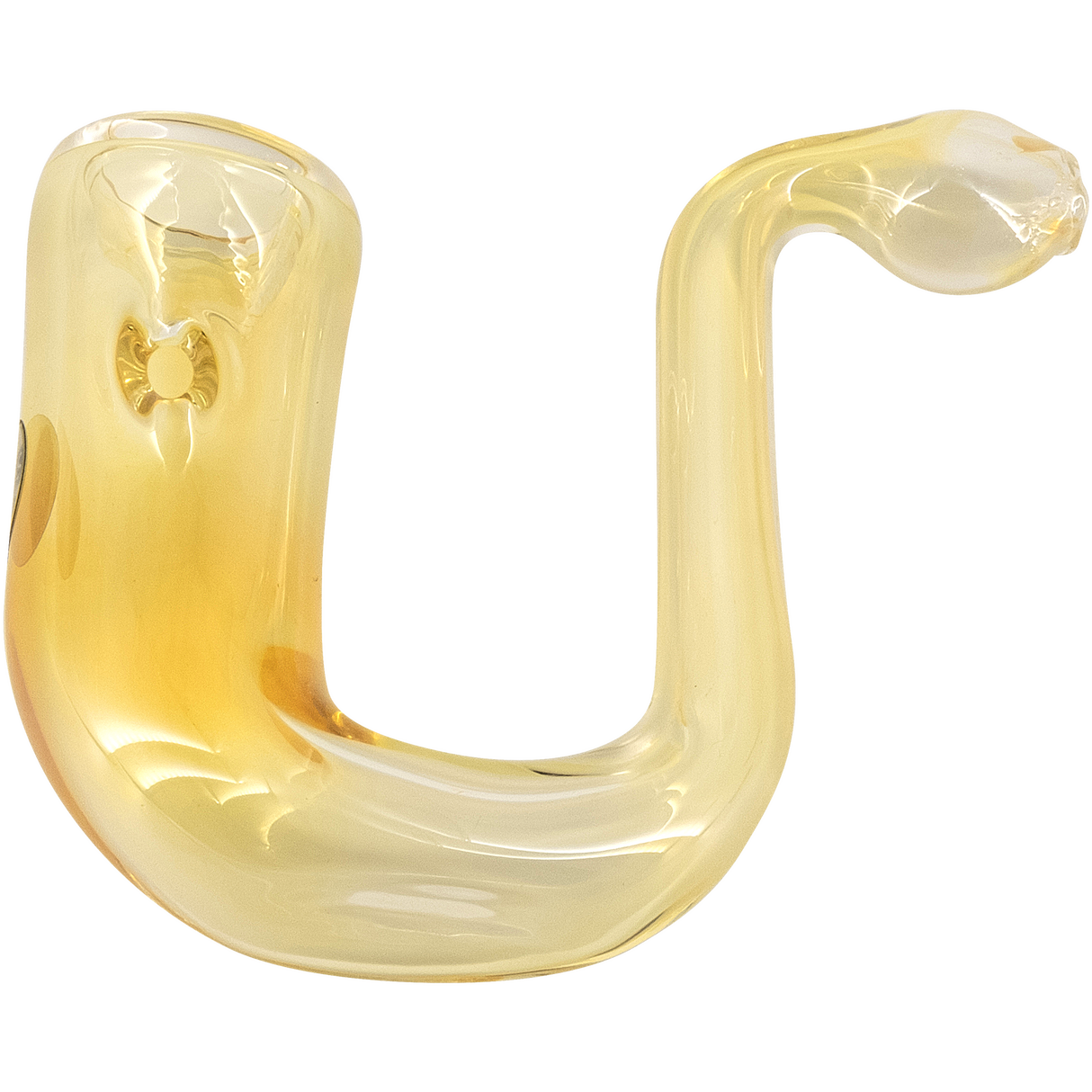LA Pipes "Calabash" Fumed Glass Sherlock Hand Pipe, Color Changing Design, USA Made