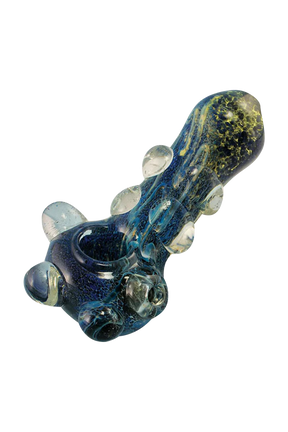 Cosmic Marble Heavy Glass Pipe, 5" Spoon Design, Borosilicate, Thick Wall, Dry Herbs