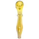 LA Pipes "Dublin" Fumed Sherlock Hand Pipe, Color Changing Glass, Front View
