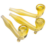 LA Pipes "Dublin" Fumed Sherlock Hand Pipes, Color Changing, USA Made, 4.25" Length
