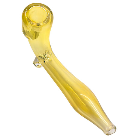 LA Pipes "Dublin" Fumed Sherlock Hand Pipe - Side View on White Background