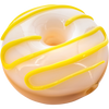 LA Pipes "Frosted Donut" Glass Pipe in Lemon Frosting - Compact 3.85" Spoon Design
