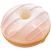LA Pipes "Frosted Donut" Glass Pipe with Strawberry Frosting Design - Top View
