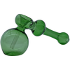 Emerald Green LA Pipes Glass Hammer Bubbler Pipe, 6" Borosilicate, for Dry Herbs