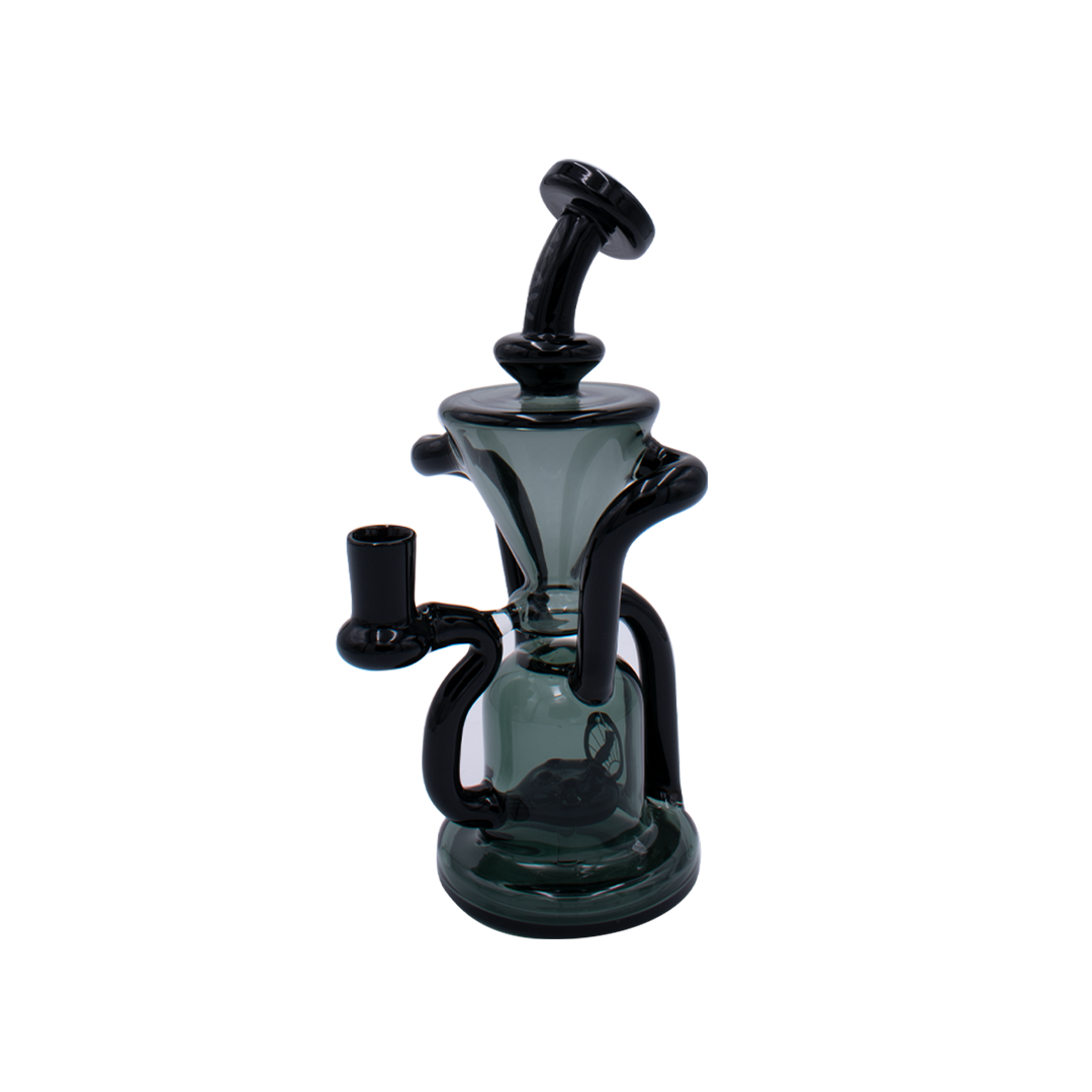 MAV Glass - The Humboldt Dab Rig - Front View on Seamless White Background