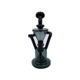 MAV Glass - The Humboldt Dab Rig with Black Accents - Front View on White Background
