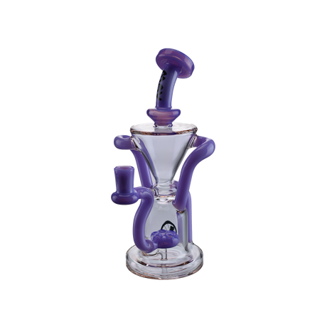 MAV Glass - The Humboldt Dab Rig with Purple Accents - Front View