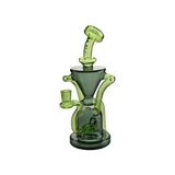 MAV Glass - The Humboldt Dab Rig in Green - Front View with Intricate Design