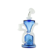 MAV Glass - The Humboldt Dab Rig in Blue - Front View on Seamless White Background