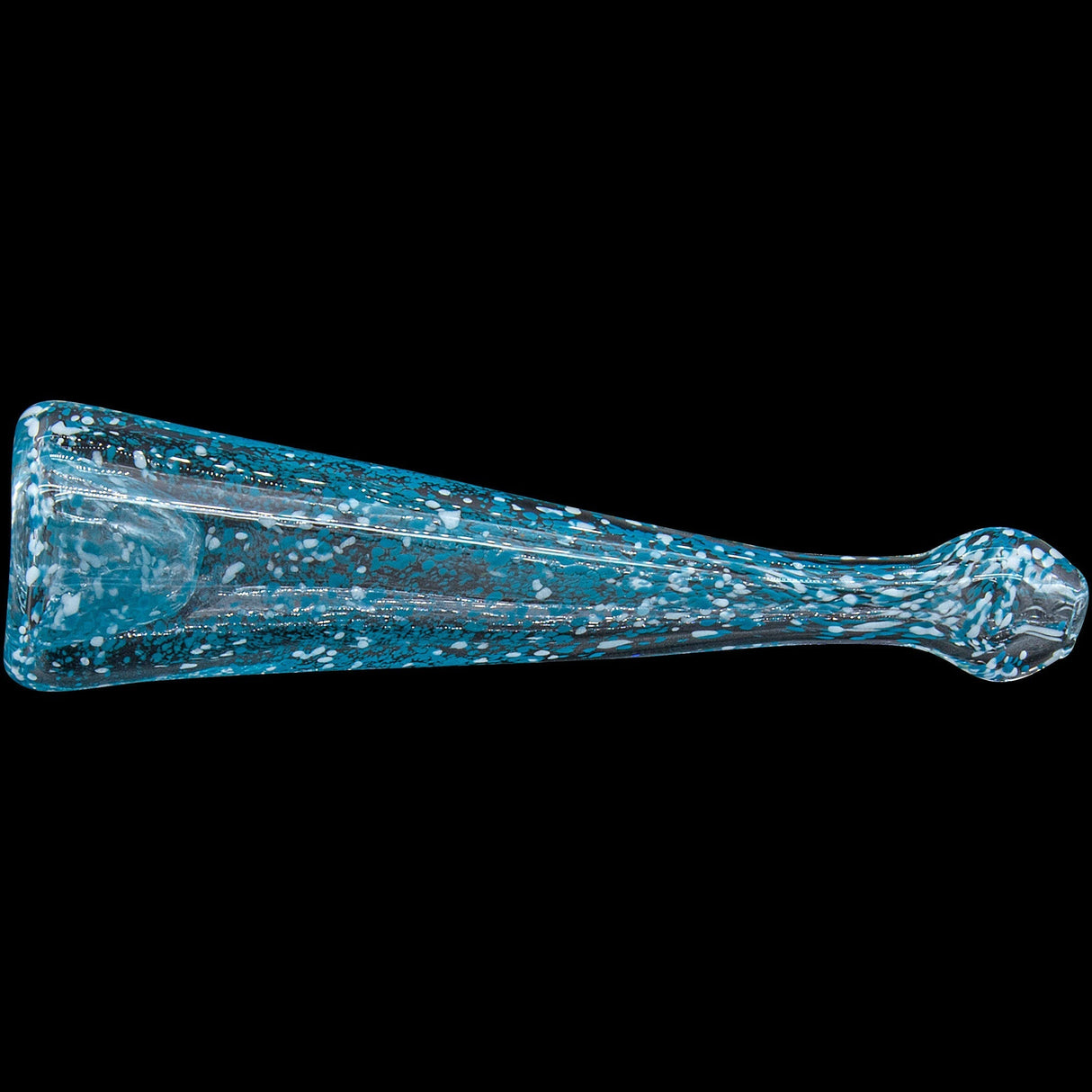 LA Pipes "Magic Dust" Frit Chillum - 4.5" Color-Changing Borosilicate Glass
