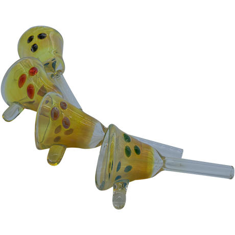 LA Pipes "Mission Bell" Pull-Stem Slide Bowl, Borosilicate Glass, Assorted Colors