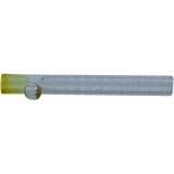LA Pipes "One Hitter Never Quitter" Glass Chillum, Fumed Color Changing, 3.5" Length, USA Made