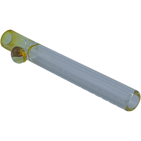LA Pipes "One Hitter Never Quitter" Glass One-Hitter, Fumed Color Changing, 3.5" Length