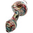 LA Pipes "Primordial Ooze" Glass Spoon Pipe in Red Hues - 4.5" Borosilicate, USA Made