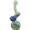 LA Pipes "Rake Bubb" Fumed Sherlock Bubbler in Cobalt Blue - 6" Tall with Deep Bowl