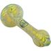 LA Pipes "Raker" Glass Spoon Pipe in Green, Large Variant, Fumed Color Changing Design