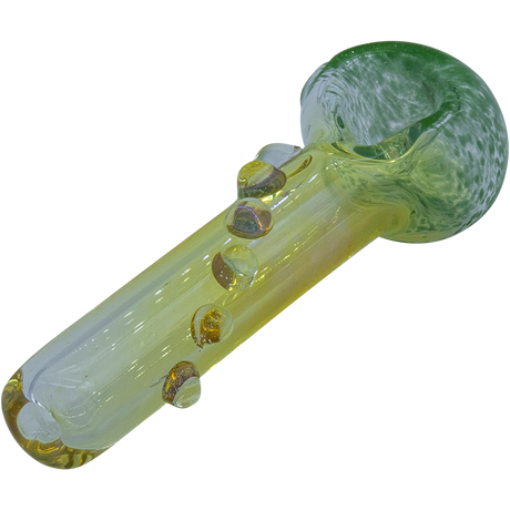 LA Pipes "Razorback" Silver Fumed Mini Spoon Pipe, Color Changing, 3" Length