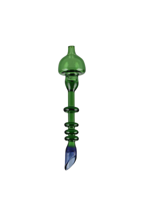 Borosilicate Glass Sauce Wand Dabber with Carb Cap for Concentrates, Front View