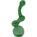 Emerald Green LA Pipes 'Sherbub' Glass Sherlock Bubbler Pipe, 6" Borosilicate, USA Made