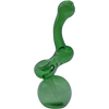 Emerald Green LA Pipes 'Sherbub' Glass Sherlock Bubbler Pipe, 6" Borosilicate, USA Made