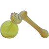 LA Pipes "Silver Sidecar" Fumed Hammer Sidecar Pipe in Green, 6" Length, USA Made