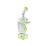 MAV Glass - The Sonoma Recycler Dab Rig with Neon Accents - Front View