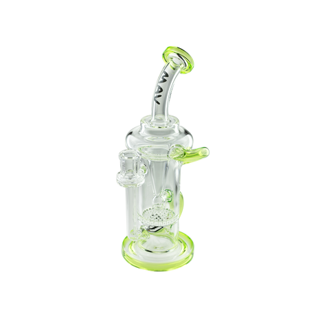 MAV Glass - The Sonoma Recycler Dab Rig with Neon Accents - Front View