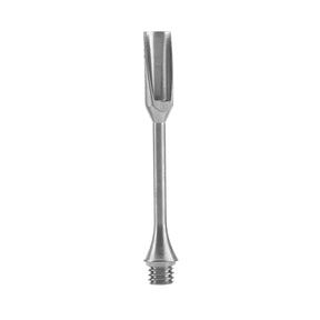 Terpometer Titanium Shovel Head Dab Tool, compact design for dab rigs, front view on white background