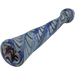 LA Pipes Typhoon Colored Chillum in Blue - 4.5" Borosilicate Glass Pipe for Dry Herbs, USA Made