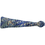 LA Pipes "Typhoon" Colored Chillum - 4.5" Fumed Glass Hand Pipe for Dry Herbs, USA Made