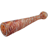 LA Pipes "Typhoon" Colored Chillum in Red, 4.5" Borosilicate Glass, Side View on White