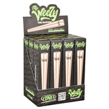 Display box of The Weezy 4" Aluminum Pipes in Black, Gold, and Pink, portable design for dry herbs