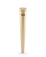 The Weezy 4" Lightweight Aluminum Pipe in Rose Gold, Portable Design for Dry Herbs - Front View