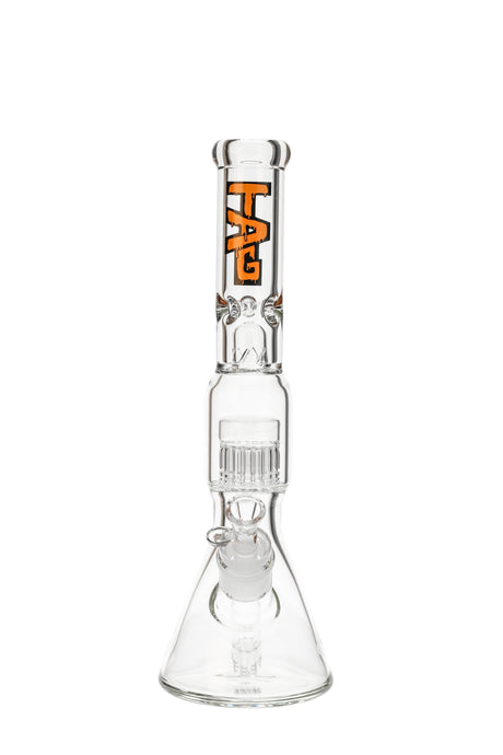 Thick Ass Glass Beaker Bong with 16 arm tree perc