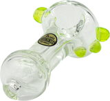 LA Pipes Thick Glass Spoon Pipe in Assorted Colors - 4" Borosilicate - Top View