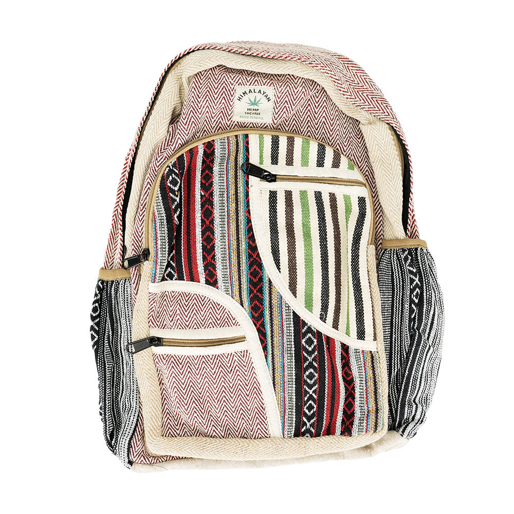 ThreadHeads Himalayan Hemp Funky Pockets Backpack 13