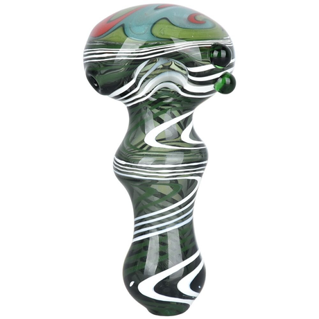 Time is a Disc Wig Wag Spoon Pipe | 4" | Colors Vary