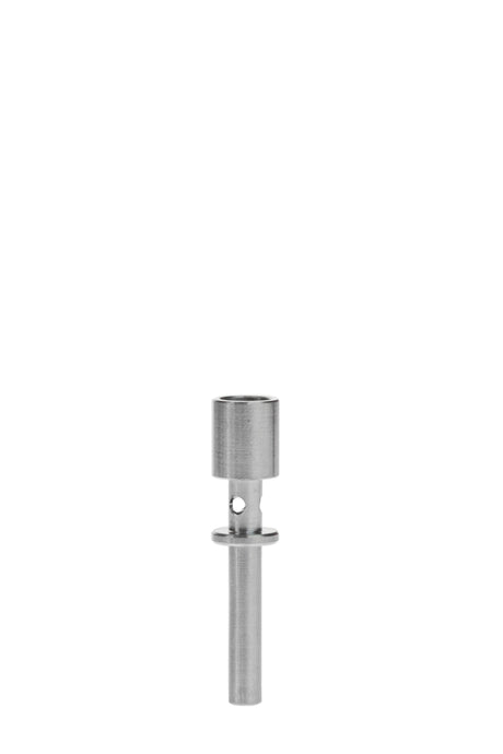 Thick Ass Glass Titanium Flux Nail for Dab Rigs - 10MM - Front View on White Background